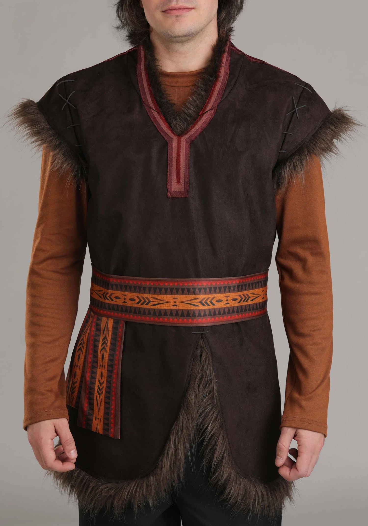 Plus Size Disney Frozen Kristoff Costume For Men 8 Plus Size Disney Frozen Kristoff Costume For Men - Image 6
