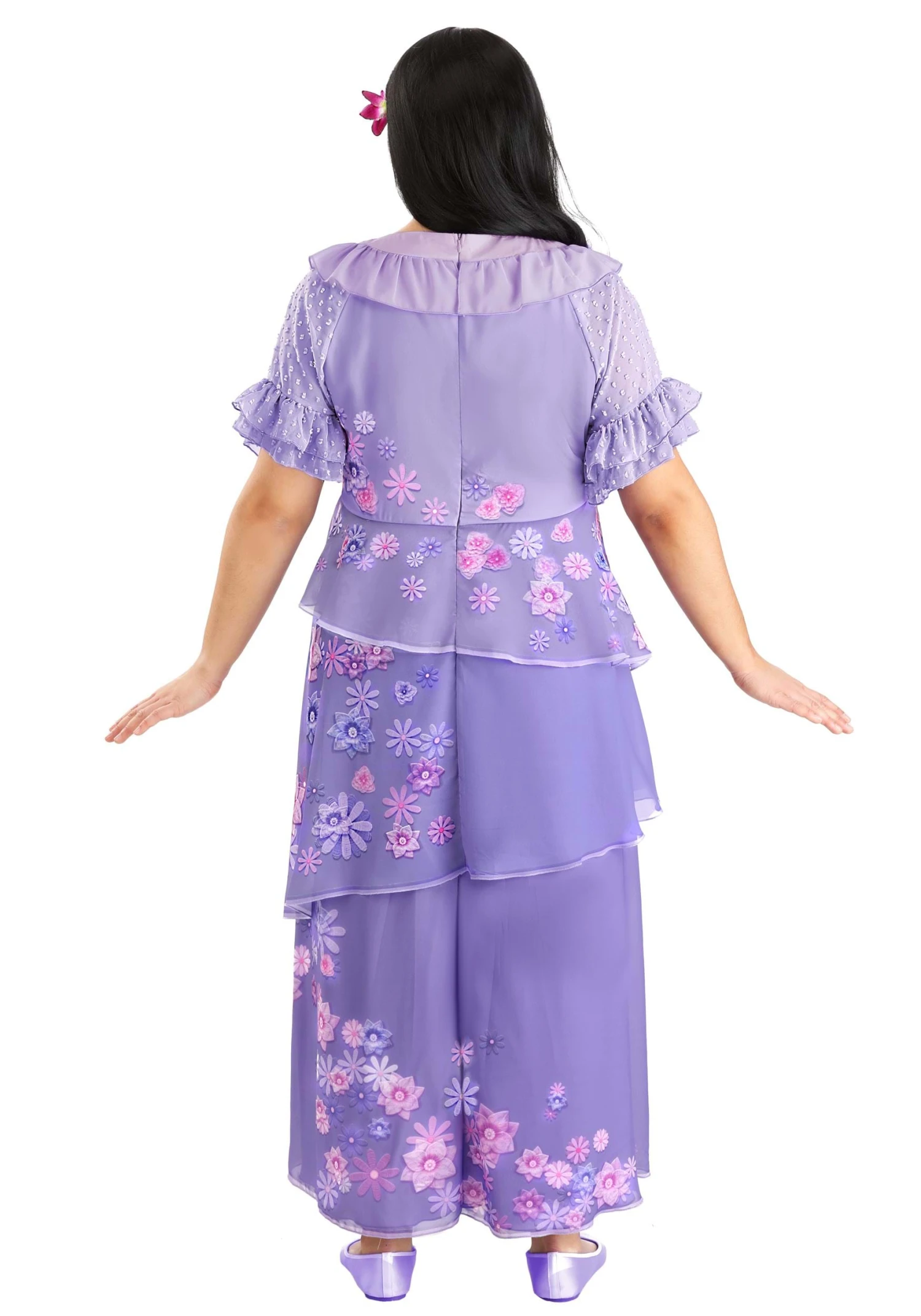 Women's Plus Size Disney Encanto Isabela Costume 4 Women's Plus Size Disney Encanto Isabela Costume - Image 2