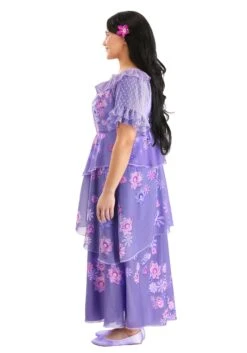 Women's Plus Size Disney Encanto Isabela Costume 8 Women's Plus Size Disney Encanto Isabela Costume -Halloween Costumes plus size disney isabella encanto costume alt 2
