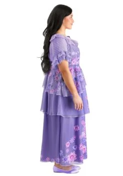 Women's Plus Size Disney Encanto Isabela Costume 9 Women's Plus Size Disney Encanto Isabela Costume -Halloween Costumes plus size disney isabella encanto costume alt 3