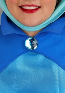 Plus Size Disney Sleeping Beauty Merryweather Costume For Women -Halloween Costumes plus size disney merryweather sleeping beauty cost alt 6