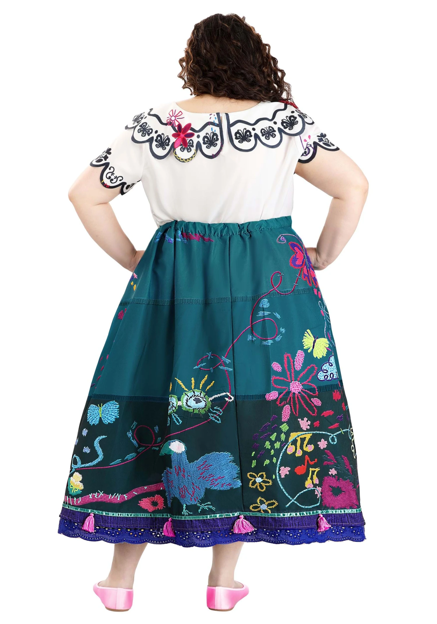 Women's Plus Size Disney Encanto Mirabel Costume 4 Women's Plus Size Disney Encanto Mirabel Costume - Image 2