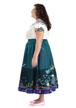 Women's Plus Size Disney Encanto Mirabel Costume 12 Women's Plus Size Disney Encanto Mirabel Costume -Halloween Costumes plus size disney mirabel encanto costume alt 2