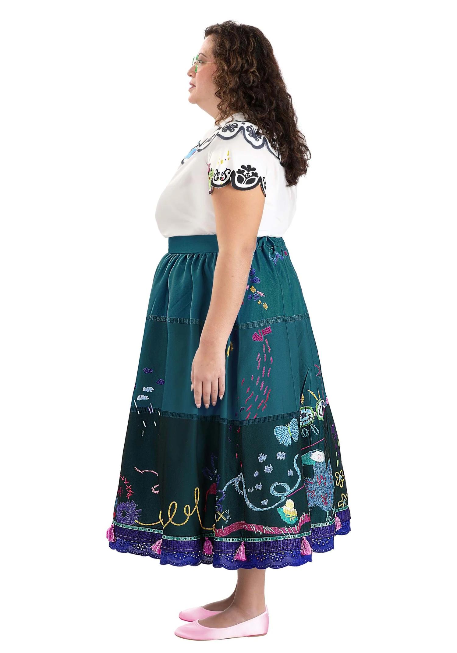 Women's Plus Size Disney Encanto Mirabel Costume 5 Women's Plus Size Disney Encanto Mirabel Costume - Image 3