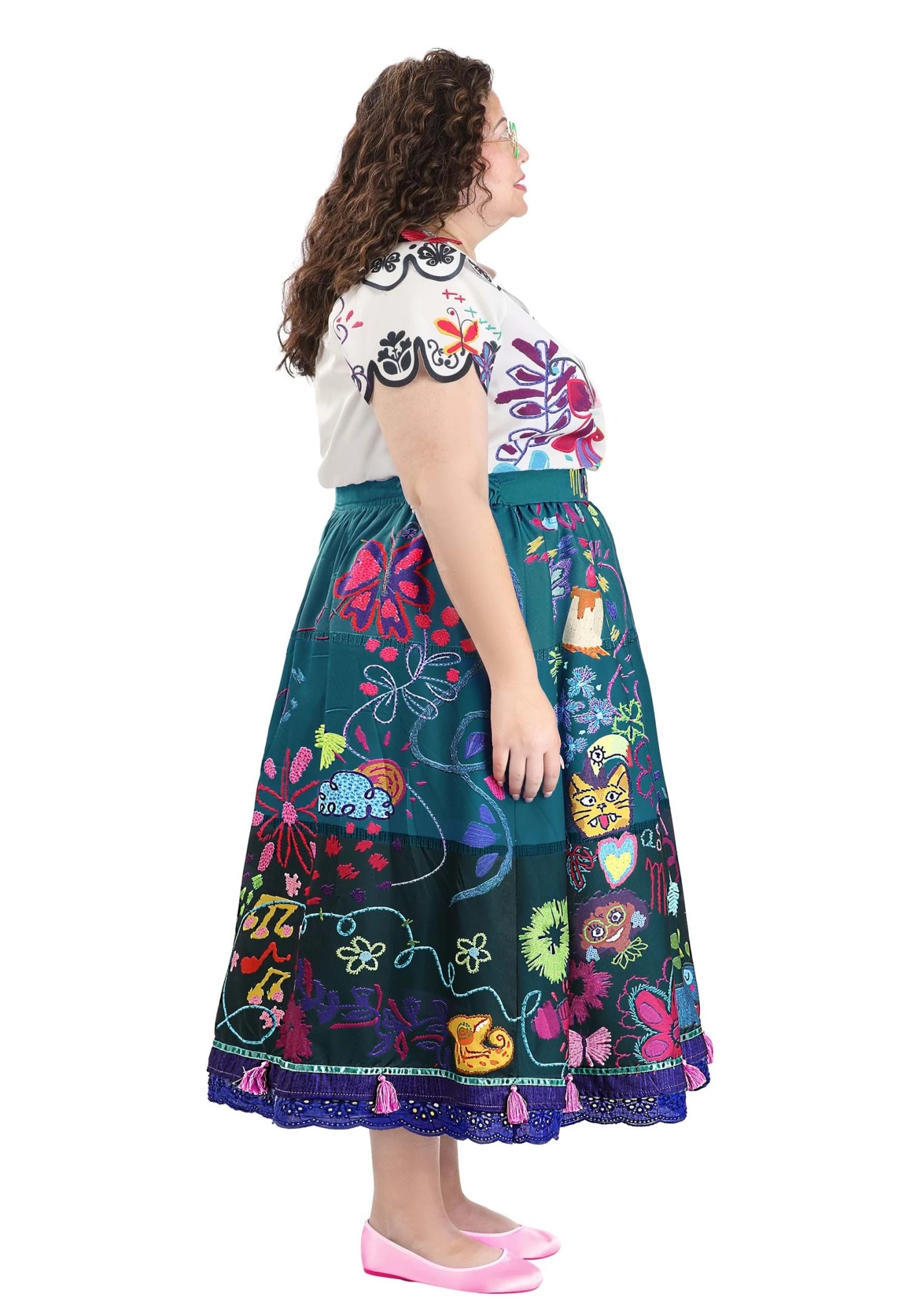 Women's Plus Size Disney Encanto Mirabel Costume 6 Women's Plus Size Disney Encanto Mirabel Costume - Image 4