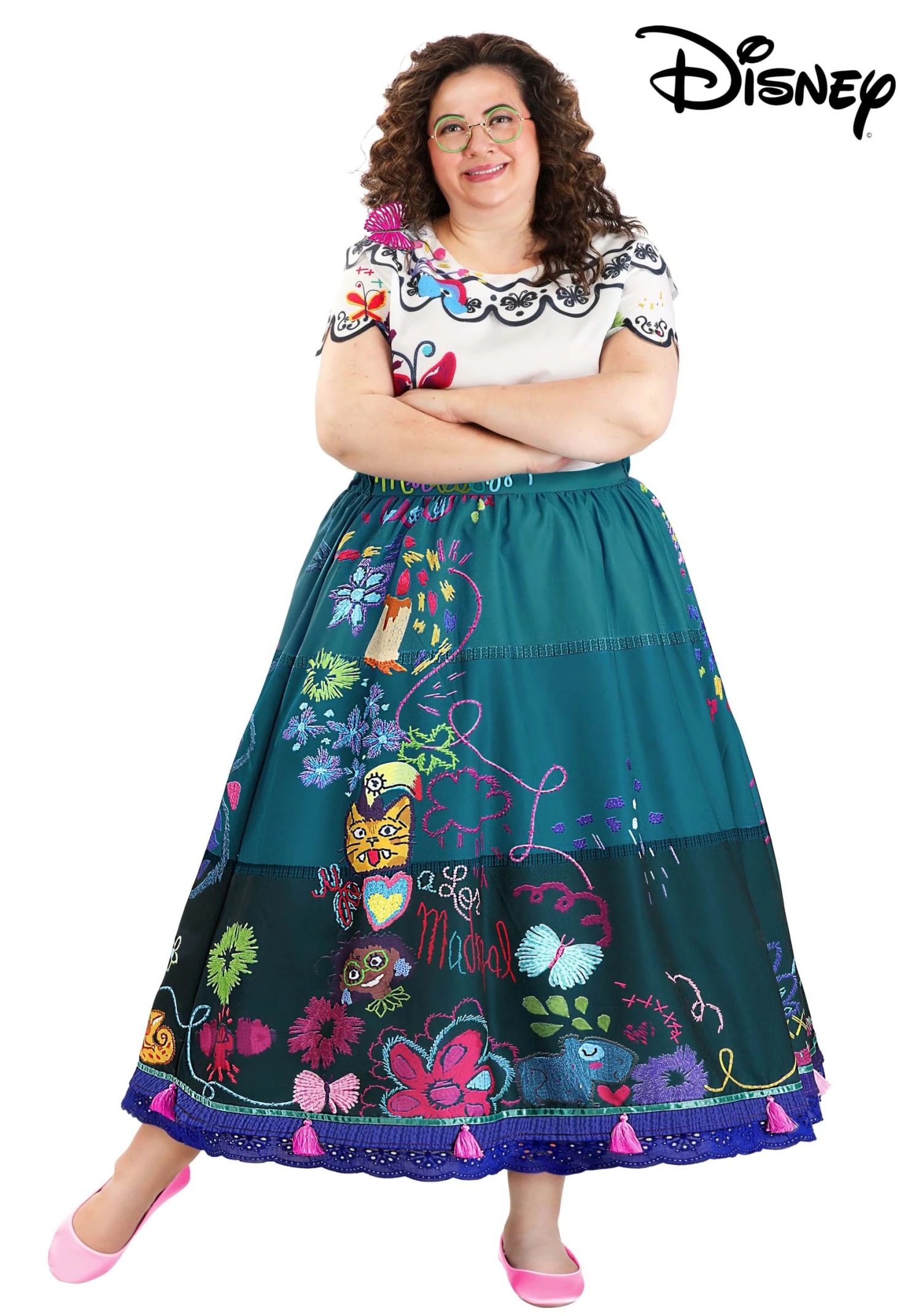 Women's Plus Size Disney Encanto Mirabel Costume 3 Women's Plus Size Disney Encanto Mirabel Costume