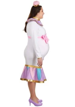 Plus Size Disney Mrs. Potts Maternity Women's Costume -Halloween Costumes plus size disney mrs potts maternity costume alt 3