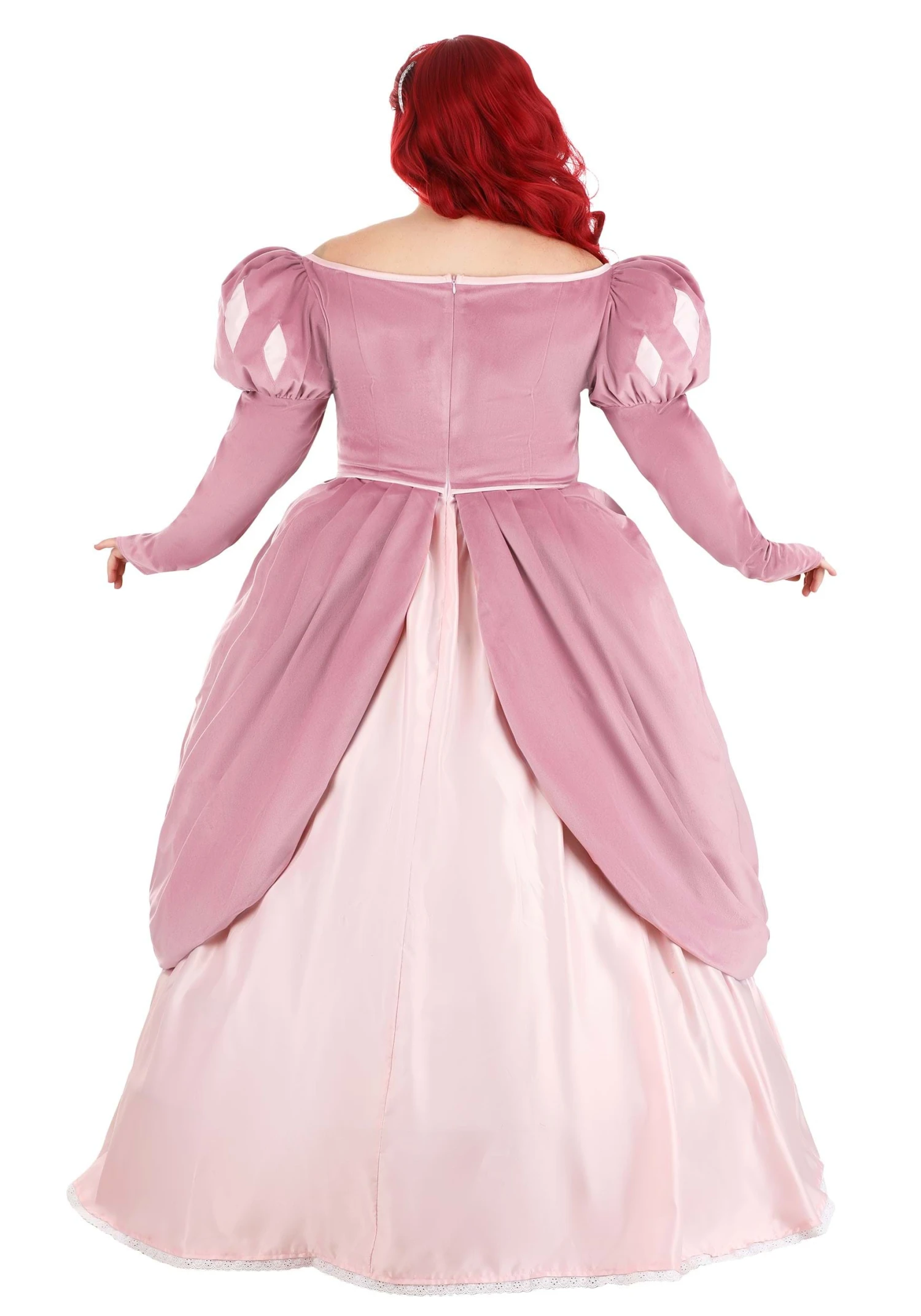 Women's Plus Size Disney The Little Mermaid Pink Dress Ariel Costume Dress 4 Women's Plus Size Disney The Little Mermaid Pink Dress Ariel Costume Dress - Image 2