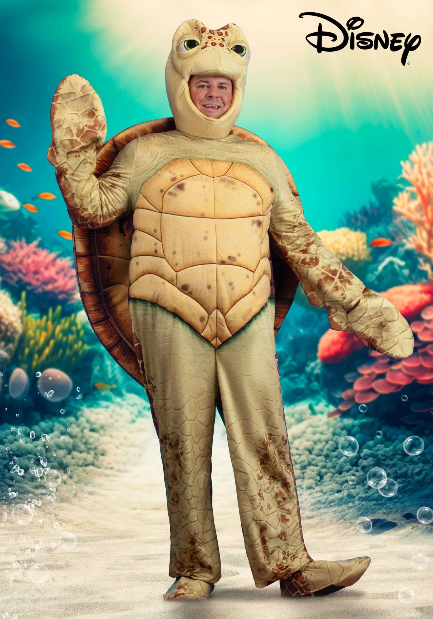 Men's Plus Size Disney And Pixar Finding Nemo Crush Costume 3 Men's Plus Size Disney And Pixar Finding Nemo Crush Costume