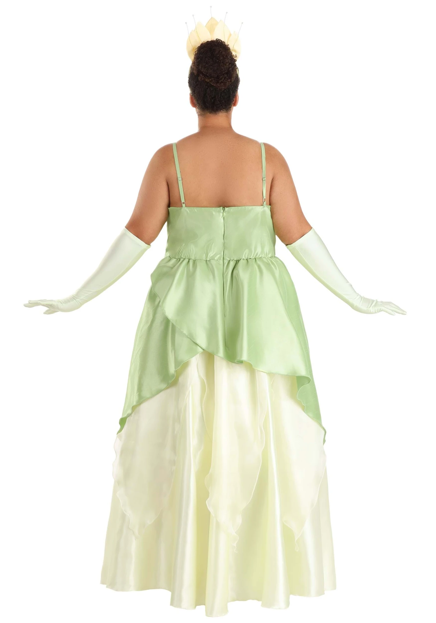 Women's Plus Size Disney Princess And The Frog Tiana Costume 4 Women's Plus Size Disney Princess And The Frog Tiana Costume - Image 2