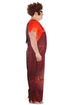 Plus Size Disney Wreck It Ralph Costume For Men -Halloween Costumes plus size disney wreck it ralph costume alt 7