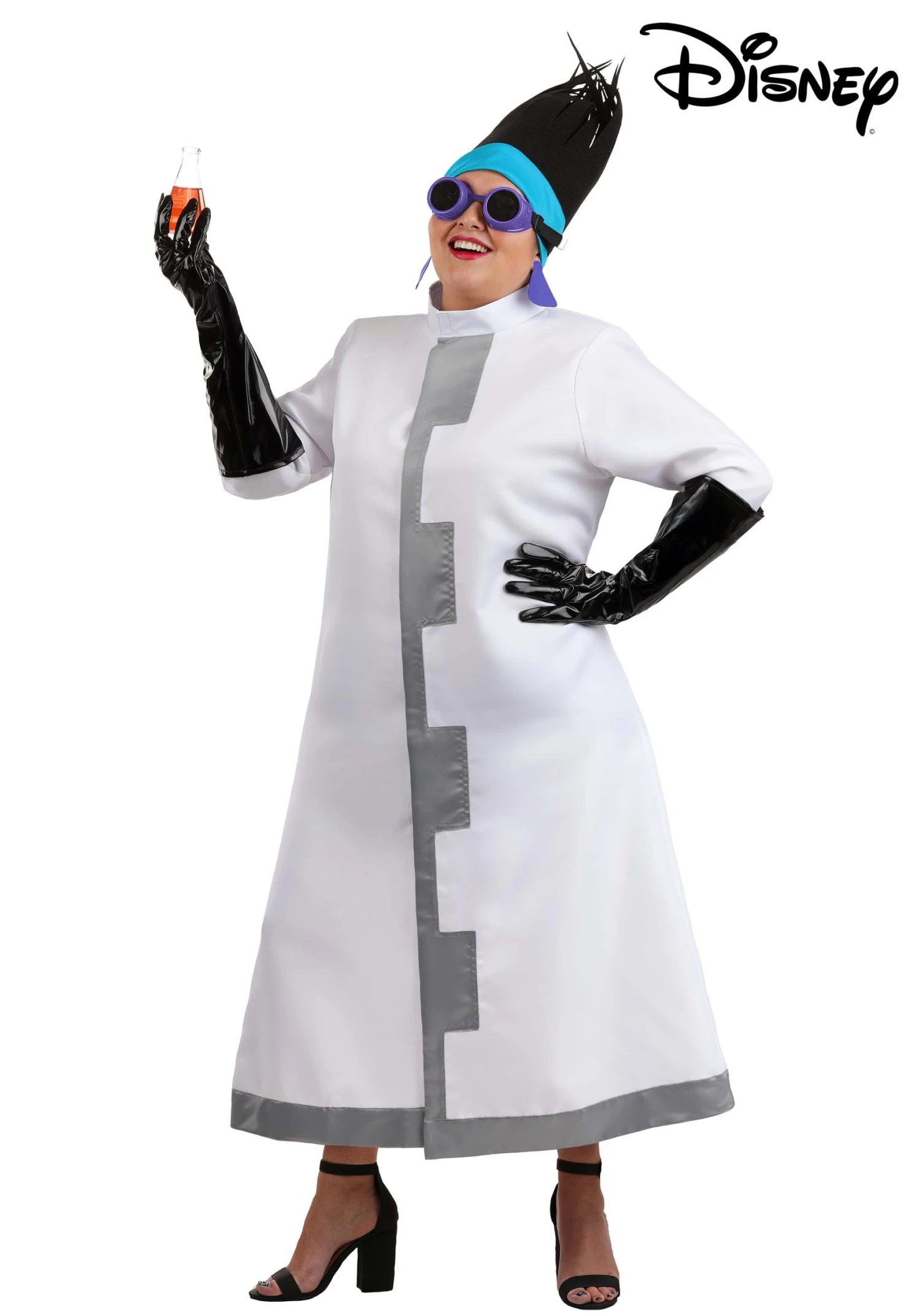 Plus Size Disney Yzma Lab Coat Costume For Women 3 Plus Size Disney Yzma Lab Coat Costume For Women