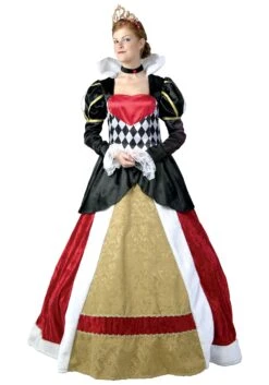 Plus Size Elite Queen Of Hearts Women's Costume