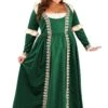 Plus Size Women's Emerald Maiden Costume 2 Plus Size Women's Emerald Maiden Costume -Halloween Costumes plus size emerald maiden womens costume