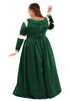Plus Size Women's Emerald Maiden Costume 5 Plus Size Women's Emerald Maiden Costume -Halloween Costumes plus size emerald maiden womens costume alt 1