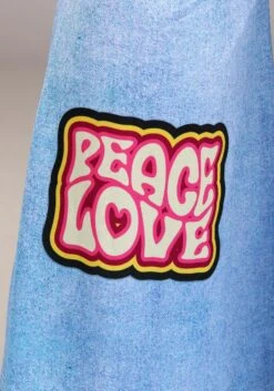 Plus Size Flared Out Hippie Women's Costume -Halloween Costumes plus size flared out hippie costume alt 6