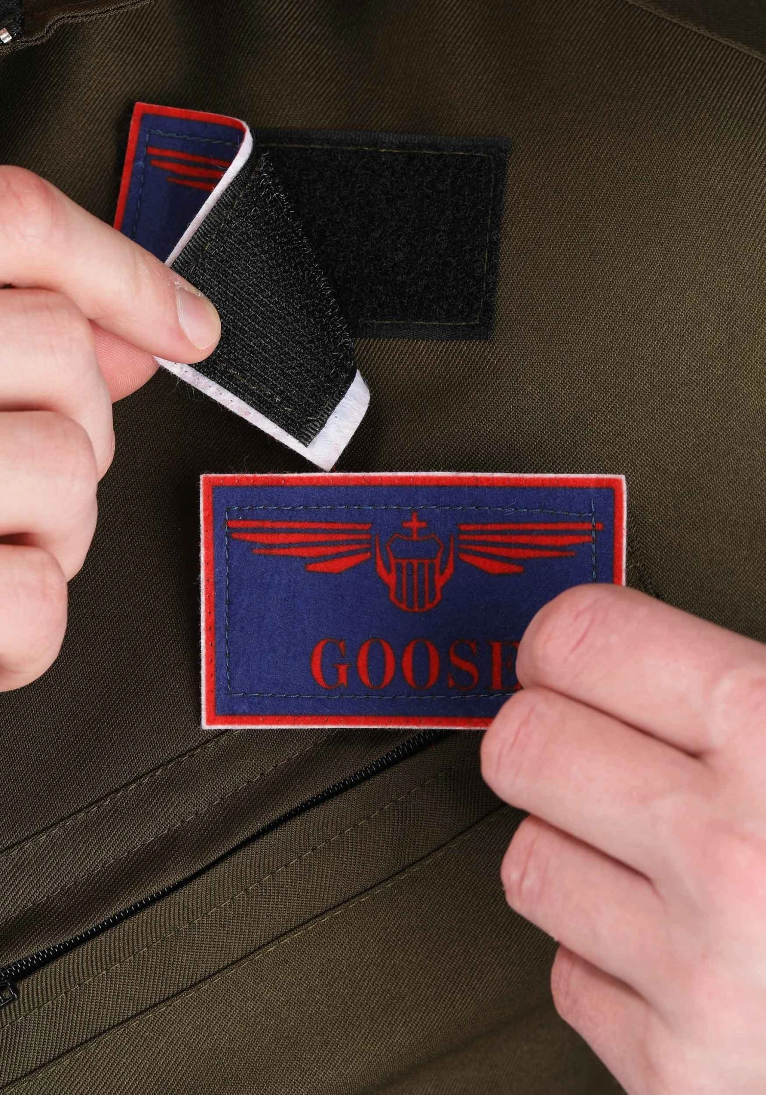 Men's Plus Size Top Gun Deluxe Flight Suit Costume 9 Men's Plus Size Top Gun Deluxe Flight Suit Costume - Image 7