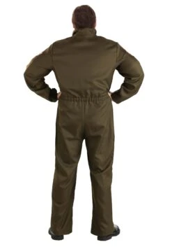 Men's Plus Size Top Gun Deluxe Flight Suit Costume 22 Men's Plus Size Top Gun Deluxe Flight Suit Costume -Halloween Costumes plus size flight suit top gun costume alt 8
