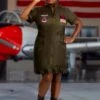 Women's Plus Size Flight Suit Top Gun Costume Dress 2 Women's Plus Size Flight Suit Top Gun Costume Dress -Halloween Costumes plus size flight suit top gun costume dress