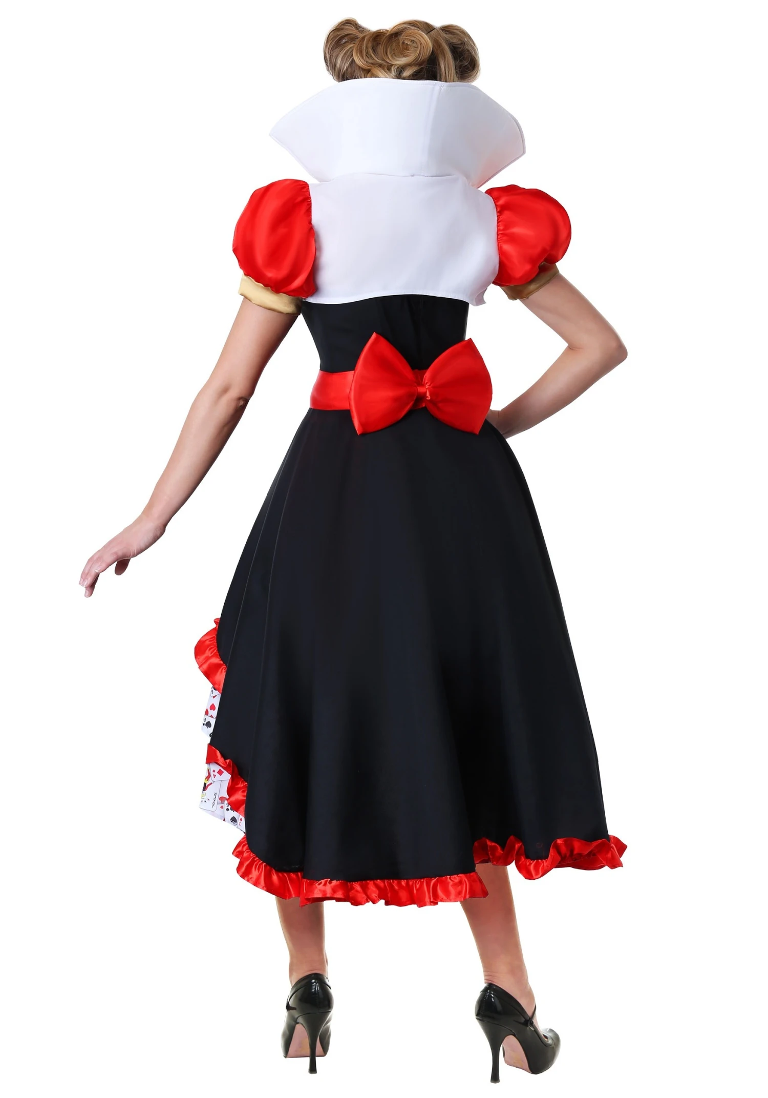 Women's Plus Size Flirty Queen Of Hearts Costume 4 Women's Plus Size Flirty Queen Of Hearts Costume - Image 2