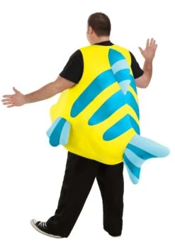 Disney The Little Mermaid Plus Size Flounder Costume 10 Disney The Little Mermaid Plus Size Flounder Costume -Halloween Costumes plus size flounder costume alt 1