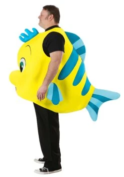 Disney The Little Mermaid Plus Size Flounder Costume 11 Disney The Little Mermaid Plus Size Flounder Costume -Halloween Costumes plus size flounder costume alt 2