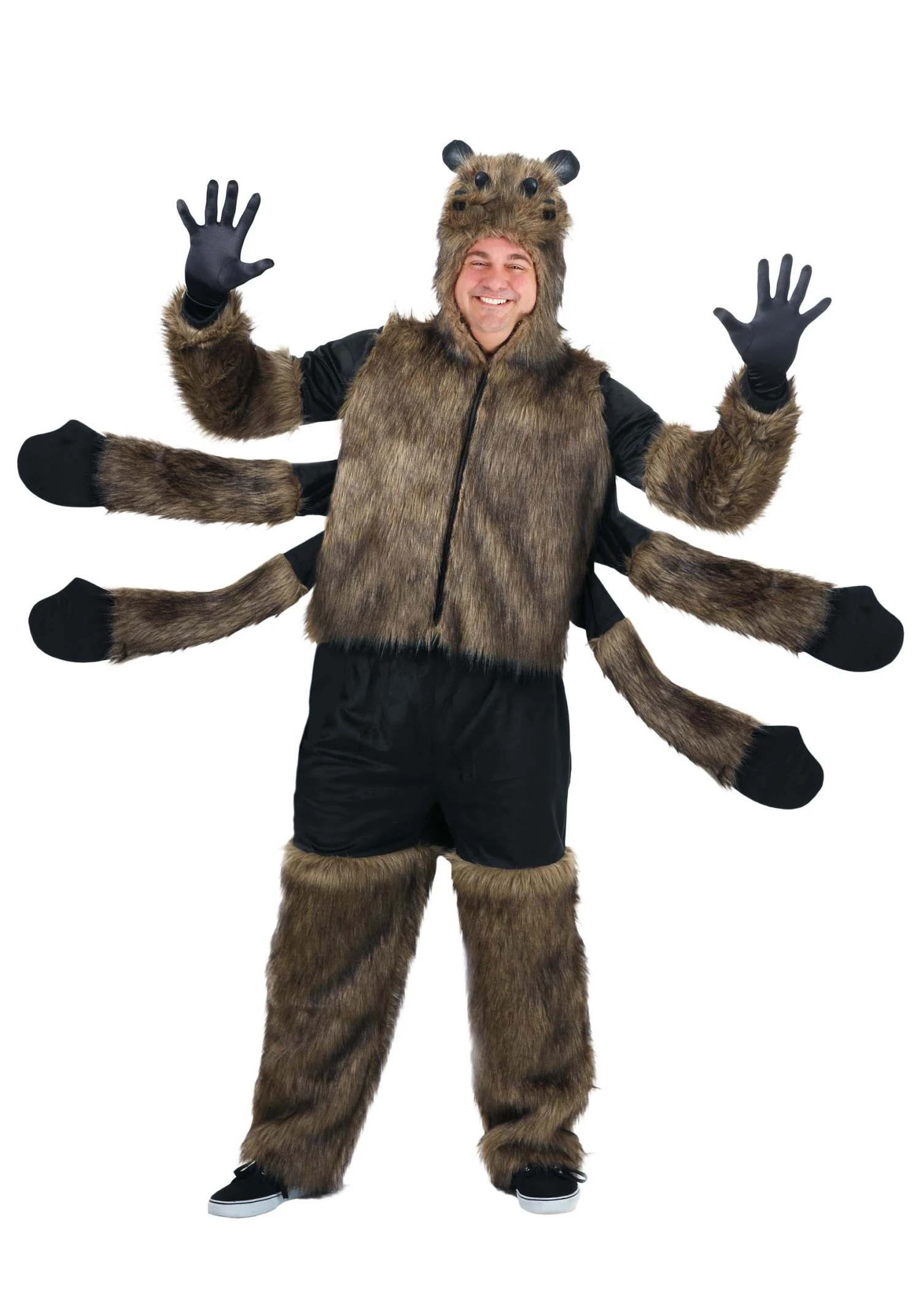 Plus Size Adult Furry Spider Costume 3 Plus Size Adult Furry Spider Costume