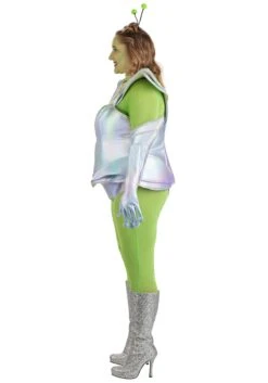Plus Size Galactic Alien Babe Costume For Women -Halloween Costumes plus size galactic alien babe costume alt 2