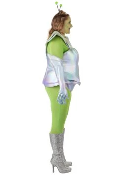 Plus Size Galactic Alien Babe Costume For Women -Halloween Costumes plus size galactic alien babe costume alt 3