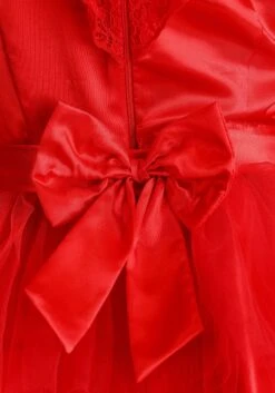 Women's Plus Size Ghostly Red Wedding Dress Costume 12 Women's Plus Size Ghostly Red Wedding Dress Costume -Halloween Costumes plus size ghostly red wedding dress womens costume alt 4