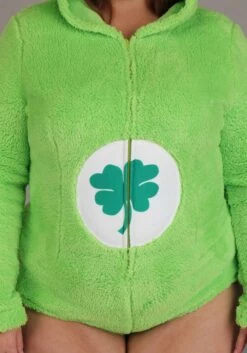 Plus Size Good Luck Bear Romper Women's Costume -Halloween Costumes plus size good luck bear romper costume alt 5