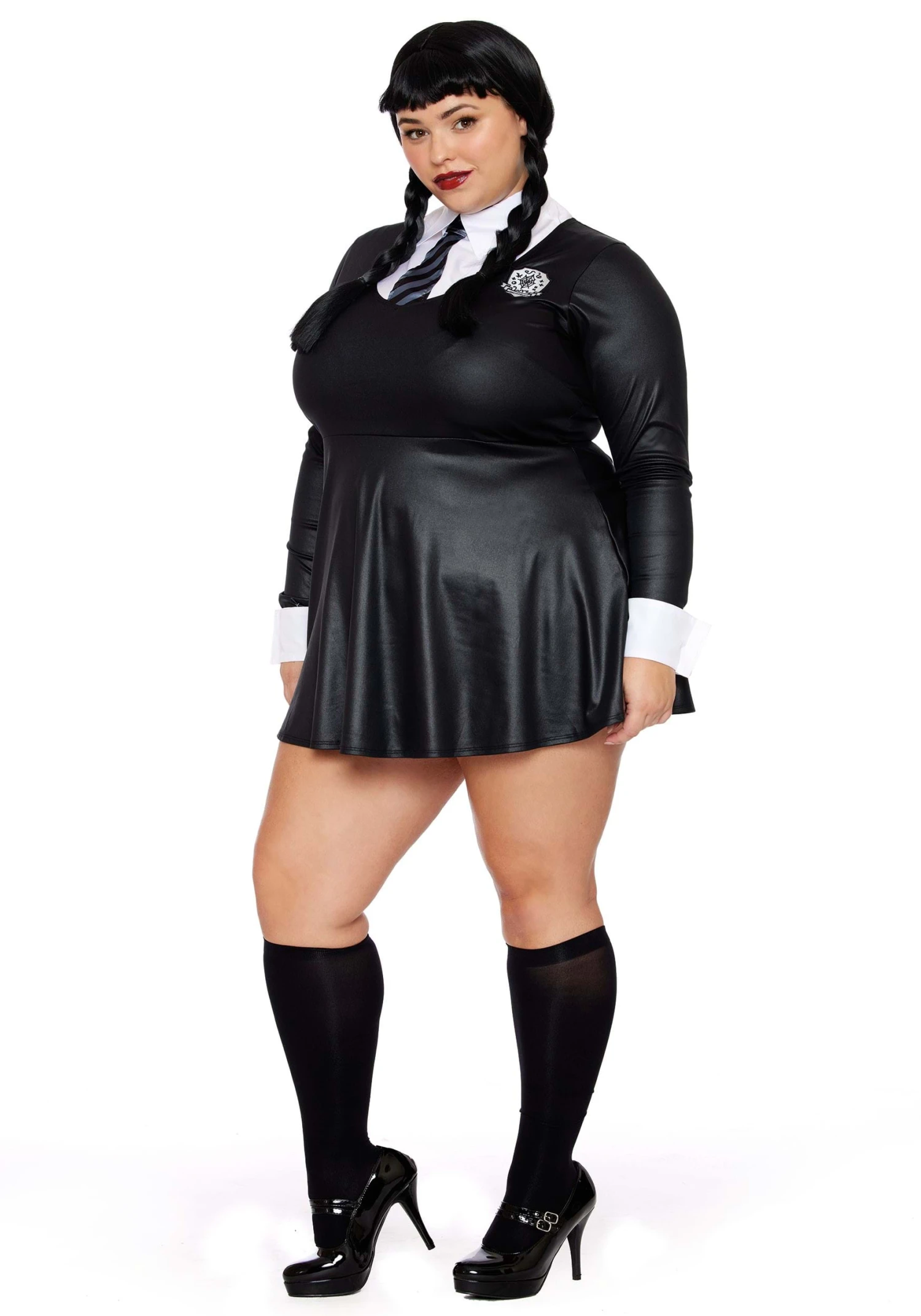 Dreamgirl Women's Plus Size Gothic Academy School Girl Costume 4 Dreamgirl Women's Plus Size Gothic Academy School Girl Costume - Image 2