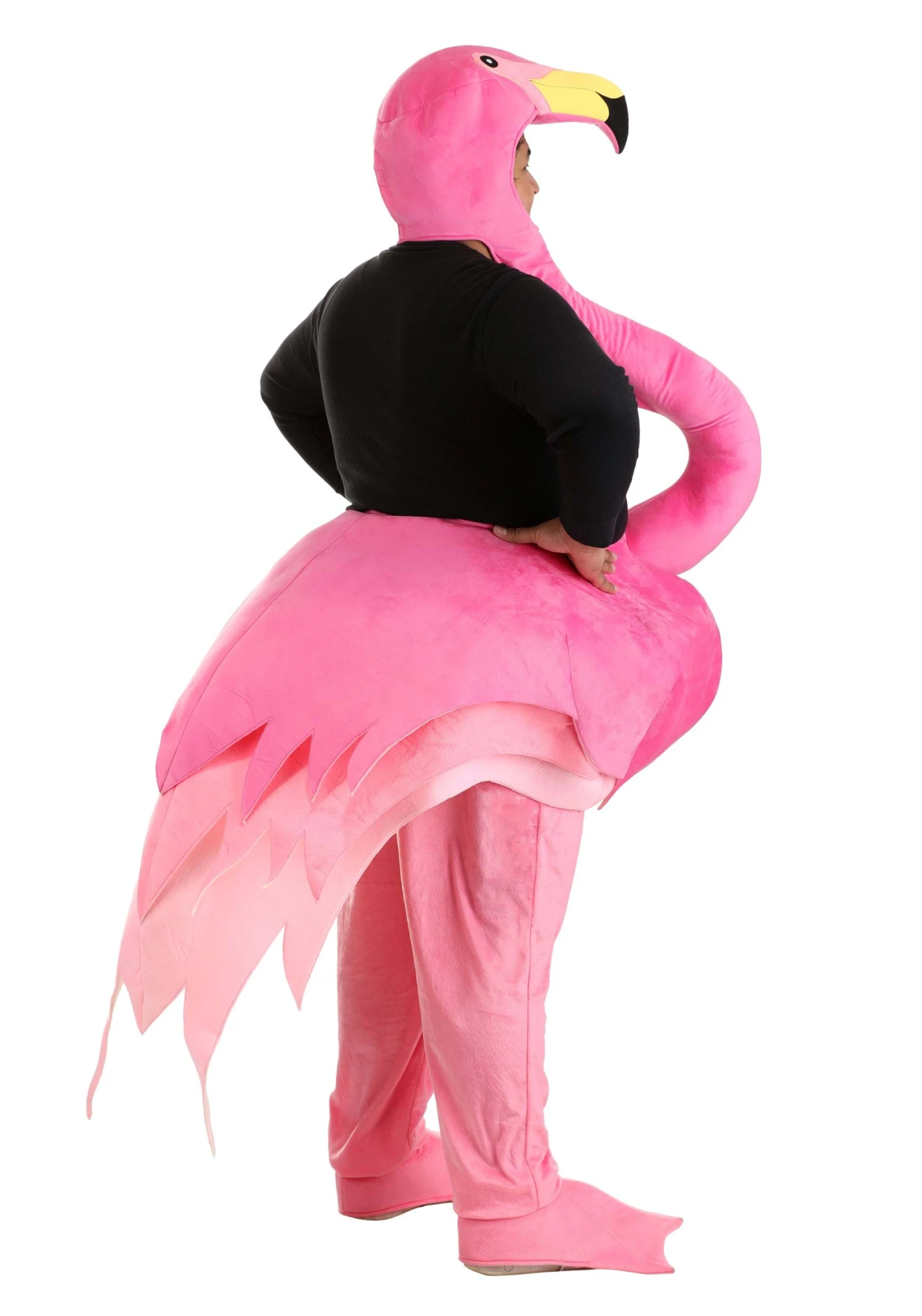 Plus Size Graceful Flamingo Costume For Adults 4 Plus Size Graceful Flamingo Costume For Adults - Image 2