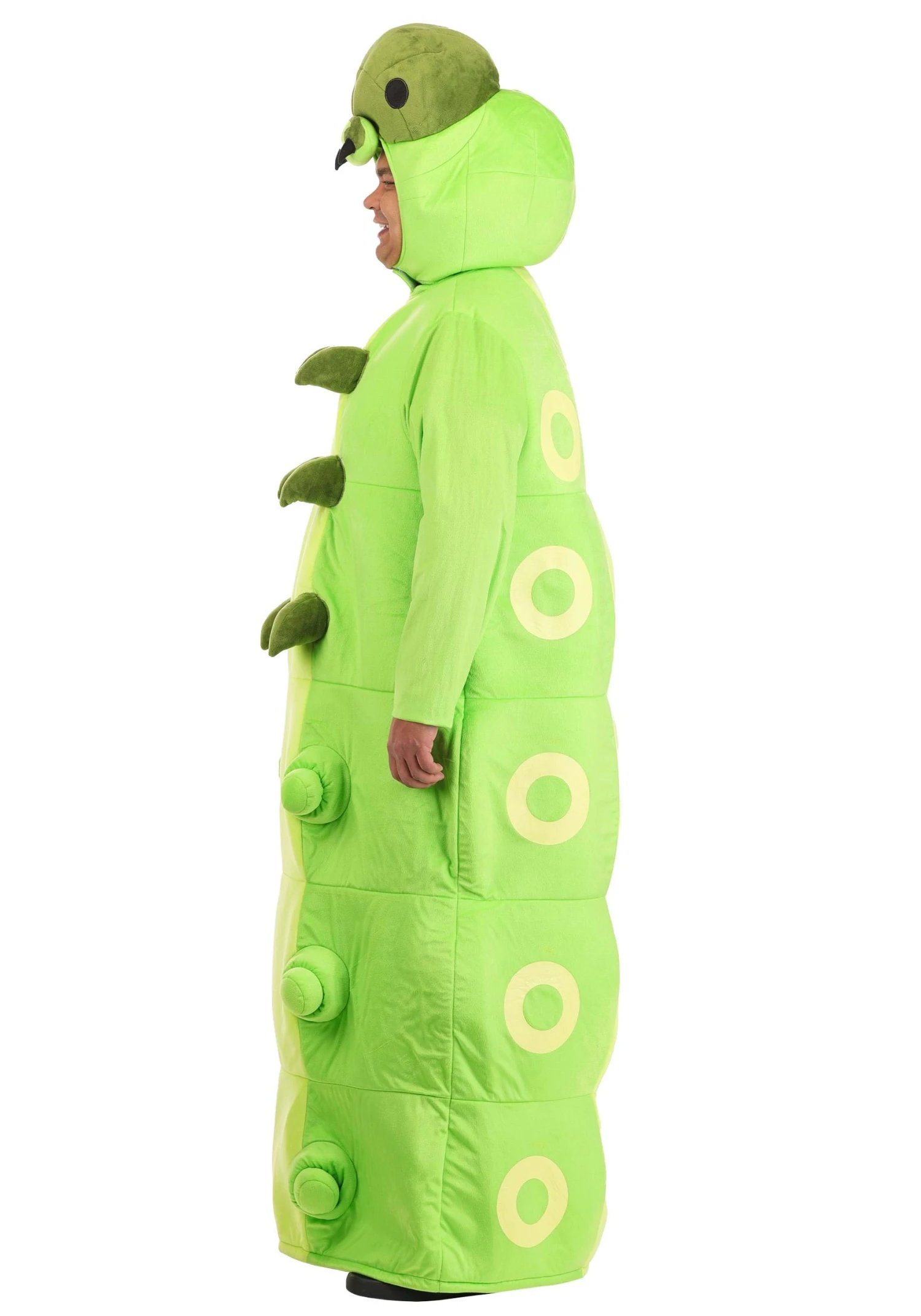 Plus Size Green Caterpillar Costume For Adults 5 Plus Size Green Caterpillar Costume For Adults - Image 3