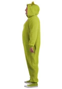 Plus Size Grinch Costume Onesie For Adults -Halloween Costumes plus size grinch costume onesie for adults alt 2