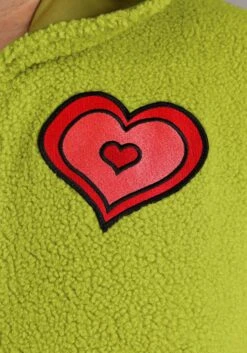 Plus Size Grinch Costume Onesie For Adults -Halloween Costumes plus size grinch costume onesie for adults alt 5