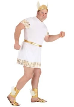 Men's Plus Size Hermes Costume