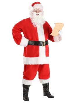 Plus Size Holiday Santa Claus Costume For Men 20 Plus Size Holiday Santa Claus Costume For Men -Halloween Costumes plus size holiday santa claus costume alt 8