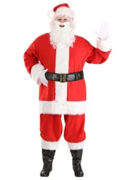 Plus Size Holiday Santa Claus Costume For Men 21 Plus Size Holiday Santa Claus Costume For Men -Halloween Costumes plus size holiday santa claus costume alt 9