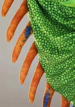 Plus Size Green Iguana Costume For Adults -Halloween Costumes plus size iguana costume alt 5