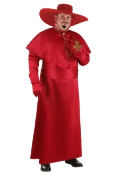 Men's Plus Size Red Inquisitor Costume