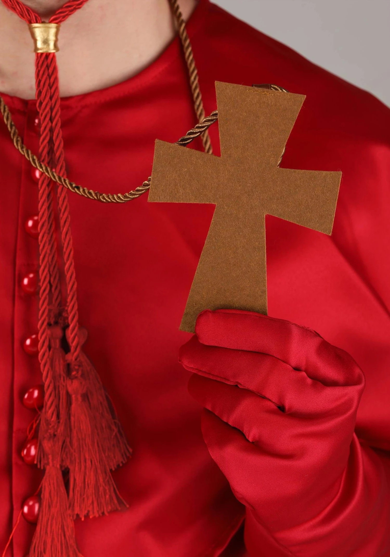 Men's Plus Size Red Inquisitor Costume 6 Men's Plus Size Red Inquisitor Costume - Image 4