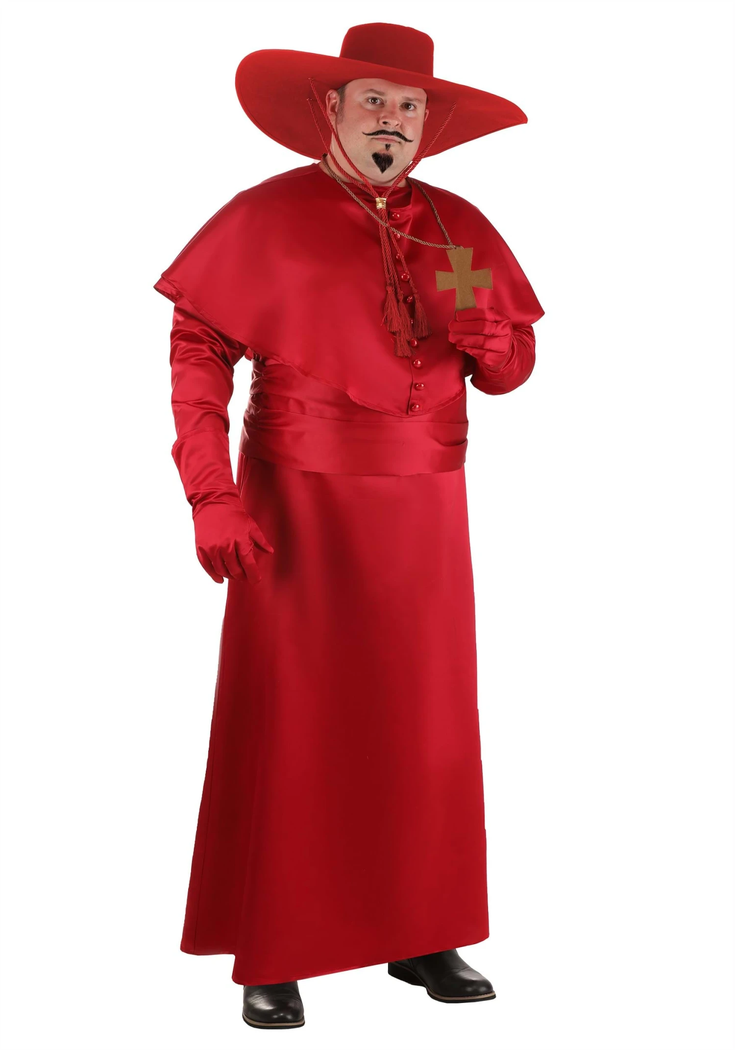 Men's Plus Size Red Inquisitor Costume 3 Men's Plus Size Red Inquisitor Costume