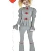 AMSCAN Plus Size IT Pennywise Clown Costume For Women 1 AMSCAN Plus Size IT Pennywise Clown Costume For Women -Halloween Costumes plus size it pennywise clown costume for women