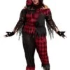 Plus Size Women's Jinxed Jester Clown Costume 2 Plus Size Women's Jinxed Jester Clown Costume -Halloween Costumes plus size jinxed jester clown costume