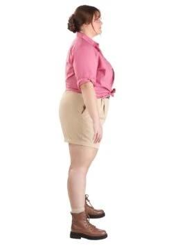Plus Size Women's Jurassic Park Dr. Ellie Sattler Costume -Halloween Costumes plus size jurassic park dr ellie sattler costume alt 2