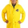 Adult Plus Size Jurassic Park Yellow Raincoat Costume