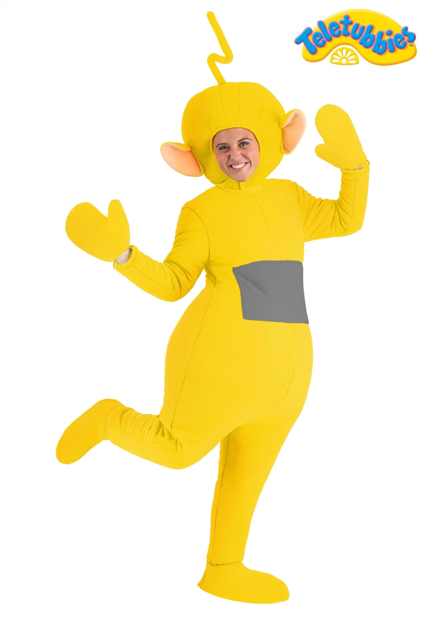 Plus Size Laa-Laa Teletubbies Costume For Adults 3 Plus Size Laa-Laa Teletubbies Costume For Adults