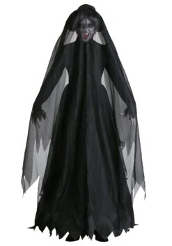 Lady In Black Plus Size Ghost Costume -Halloween Costumes plus size lady in black ghost costume 2