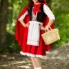 Women's Plus Size Little Red Riding Hood Costume Dress -Halloween Costumes plus size little red riding hood costume